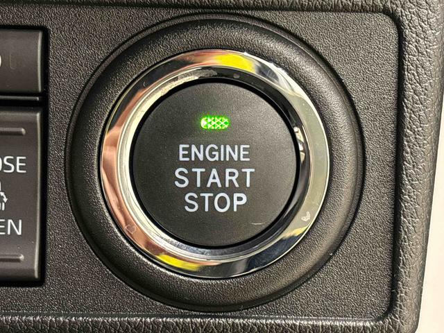 ムーヴキャンバスストライプスG バックモニター対応カメラ シートヒーターLEDオートライト・フォグランプ 電動パーキングブレーキ プッシュボタンスタート セキュリティアラーム バックカメラ 両側パワースライドドアウエルカムオープン機能 オート電動格納式ドアミラー(広島県)の中古車