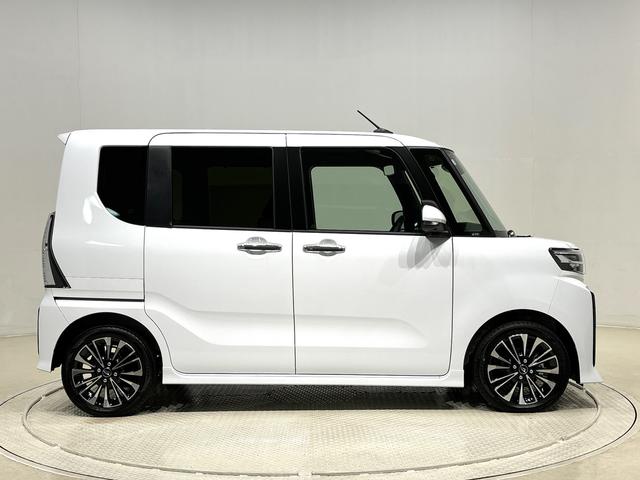 タントカスタムＲＳ　　両側パワースライドドア　ＬＥＤヘッドライトＬＥＤオートライト　パワースライドドアウェルカムオープン機能　電動パーキングブレーキ　運転席助手席シートヒーター　アルミホイール　キーフリーシステム　　オート電動格納式ドアミラー（広島県）の中古車