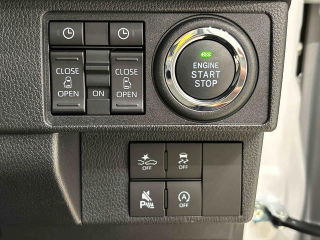 ムーヴキャンバスストライプスＧターボ　バックモニター対応　シートヒーターＬＥＤオートライト・フォグランプ　電動パーキングブレーキ　プッシュボタンスタート　セキュリティアラーム　バックカメラ　両側パワースライドドアウエルカムオープン機能　オート電動格納式ドアミラー（広島県）の中古車