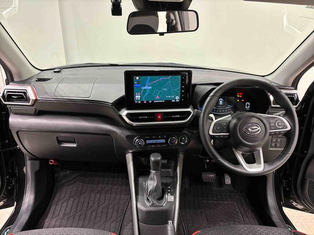 ロッキーG ナビ パノラマバックカメラ ETC ドライブレコーダーLEDヘッドランプ・フォグランプ 全車速追従機能付アダプティブクルーズコントロール レーンキープコントロール 17インチアルミホイル シートヒーター プッシュボタンスタート ブラインドスポットモニター(広島県)の中古車