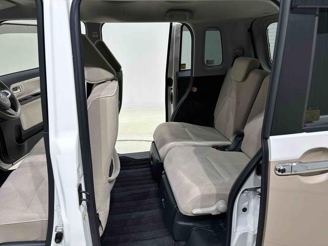 ムーヴキャンバスＧメイクアップリミテッド　ＳＡIIIＬＥＤヘッドランプ・フォグランプ　置き楽ボックス　オートライト　プッシュボタンスタート　セキュリティアラーム　パノラマモニター対応カメラ　両側パワースライドドア（広島県）の中古車