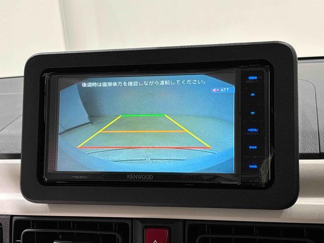 ムーヴキャンバスストライプスＧ　ナビゲーション　シートヒーターＬＥＤオートライト・フォグランプ　電動パーキングブレーキ　プッシュボタンスタート　セキュリティアラーム　バックカメラ　両側パワースライドドアウエルカムオープン機能　オート電動格納式ドアミラー（広島県）の中古車