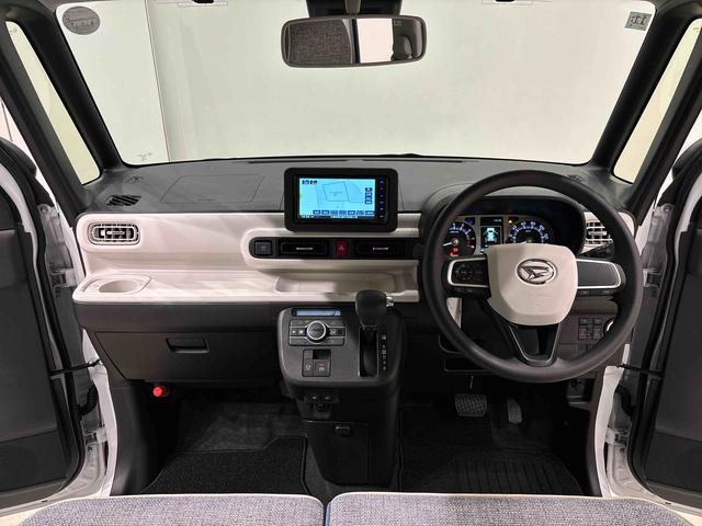 ムーヴキャンバスストライプスＧ　ナビゲーション　シートヒーターＬＥＤオートライト・フォグランプ　電動パーキングブレーキ　プッシュボタンスタート　セキュリティアラーム　バックカメラ　両側パワースライドドアウエルカムオープン機能　オート電動格納式ドアミラー（広島県）の中古車