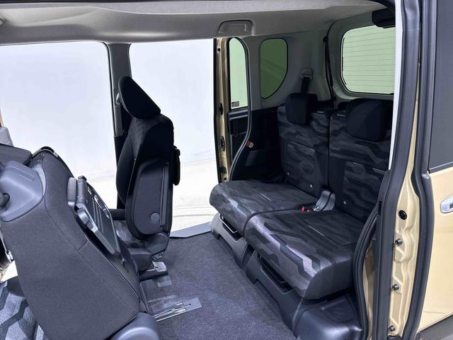 タントファンクロス　バックカメラ　電動パーキングブレーキ純正ナビ装着用アップグレードパック　電動パーキングブレーキ　オートブレーキホールド機能　リヤヒーターダクト　３６０°スーパーＵＶ＆ＩＲカットガラス　チルトステアリング　運転席シートリフター　キーフリー（広島県）の中古車