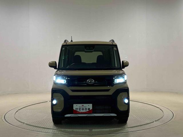 タントファンクロス　バックカメラ　電動パーキングブレーキ純正ナビ装着用アップグレードパック　電動パーキングブレーキ　オートブレーキホールド機能　リヤヒーターダクト　３６０°スーパーＵＶ＆ＩＲカットガラス　チルトステアリング　運転席シートリフター　キーフリー（広島県）の中古車