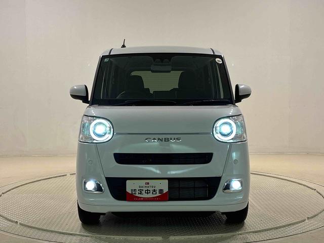 ムーヴキャンバスセオリーG 2WD CVT車LEDヘッドランプ&フォグランプ 両側電動スライドドア キーフリーシステム キーフリーシステム連動式電動格納ドアミラー 運転席・助手席シートヒーター バックカメラ(広島県)の中古車