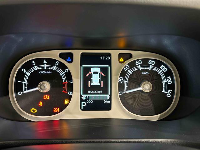 ムーヴキャンバスストライプスＧＬＥＤオートライト・フォグランプ　電動パーキングブレーキ　プッシュボタンスタート　セキュリティアラーム　バックカメラ　両側パワースライドドアウエルカムオープン機能　オート電動格納式ドアミラー（広島県）の中古車