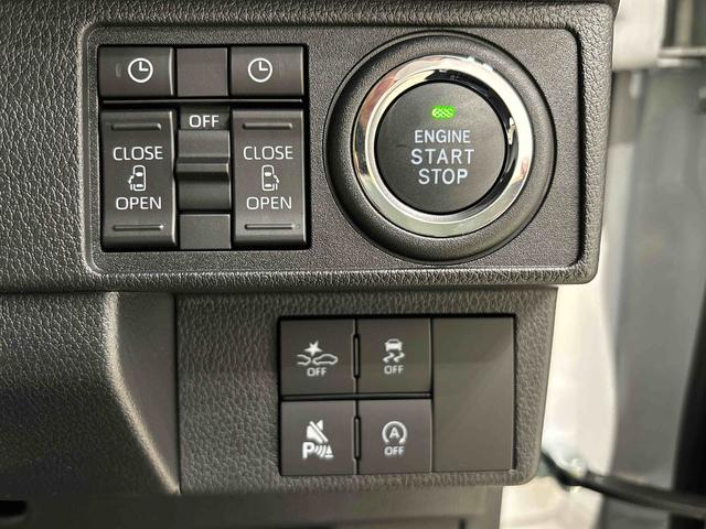 ムーヴキャンバスストライプスＧＬＥＤオートライト・フォグランプ　電動パーキングブレーキ　プッシュボタンスタート　セキュリティアラーム　バックカメラ　両側パワースライドドアウエルカムオープン機能　オート電動格納式ドアミラー（広島県）の中古車