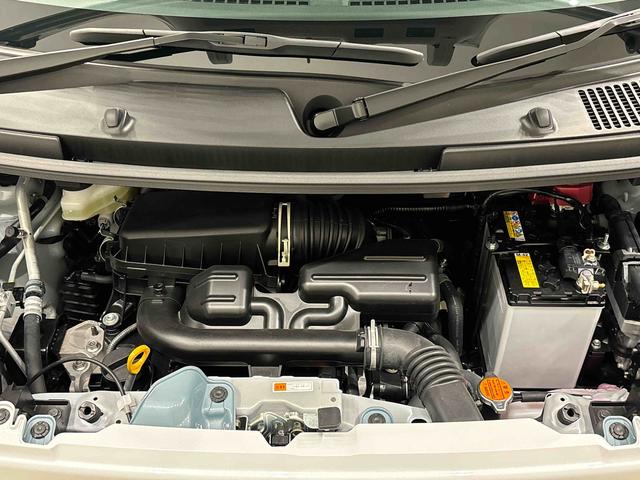 ムーヴキャンバスストライプスＧＬＥＤオートライト・フォグランプ　電動パーキングブレーキ　プッシュボタンスタート　セキュリティアラーム　バックカメラ　両側パワースライドドアウエルカムオープン機能　オート電動格納式ドアミラー（広島県）の中古車