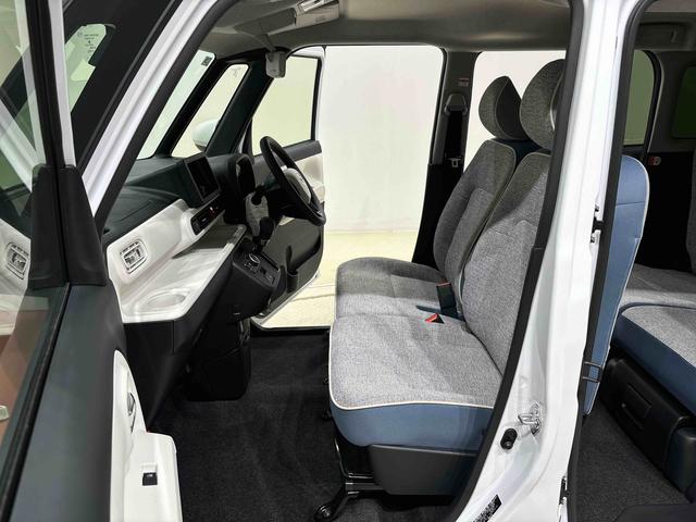 ムーヴキャンバスストライプスG LEDヘッドライト 両側パワースライドドアLEDヘッドランプ&フォグランプ 両側電動スライドドア キーフリーシステム キーフリーシステム連動式電動格納ドアミラー 運転席・助手席シートヒーター バックカメラ フロントベンチシート(広島県)の中古車