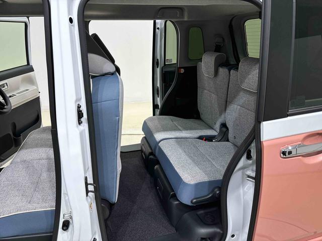 ムーヴキャンバスストライプスG LEDヘッドライト 両側パワースライドドアLEDヘッドランプ&フォグランプ 両側電動スライドドア キーフリーシステム キーフリーシステム連動式電動格納ドアミラー 運転席・助手席シートヒーター バックカメラ フロントベンチシート(広島県)の中古車