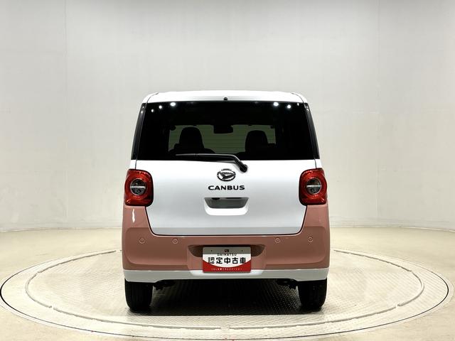 ムーヴキャンバスストライプスＧ　バックカメラ付き　両側パワースライドドアＬＥＤオートライト・フォグランプ　電動パーキングブレーキ　プッシュボタンスタート　セキュリティアラーム　バックカメラ　両側パワースライドドアウエルカムオープン機能　オート電動格納式ドアミラー（広島県）の中古車