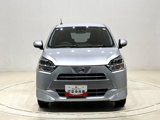 ミライースＸ　ＳＡIIIＬＥＤヘッドランプ　セキュリティアラーム　コーナーセンサー　１４インチフルホイールキャップ　キーレスエントリー　電動格納式ドアミラー　ショツピングフック　マニュアルエアコン（広島県）の中古車