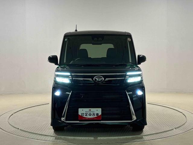 タントカスタムＲＳ　バックモニター対応カメラ　シートヒーターＬＥＤオートライト　パワースライドドアウェルカムオープン機能　電動パーキングブレーキ　運転席助手席シートヒーター　アルミホイール　キーフリーシステム　　オート電動格納式ドアミラー（広島県）の中古車