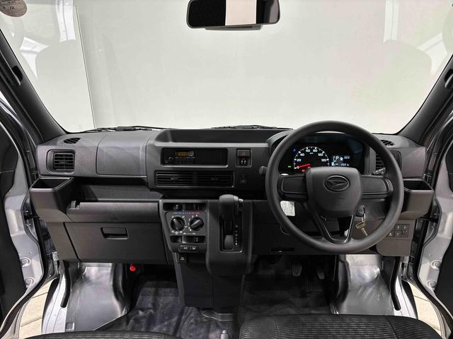 ハイゼットカーゴDX 4WD オートライトハロゲンヘッドランプ コーナーセンサー オーバーヘッドシェルフ フロントドアパワーウインドウ キーレスエントリー AM/FMラジオ マニュアルエアコン スチールホイール(広島県)の中古車