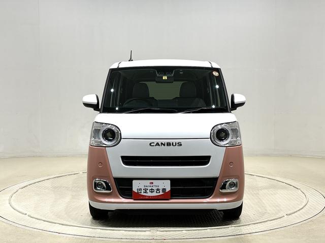 ムーヴキャンバスストライプスＧターボ　ナビ　バックカメラ　ＥＴＣ　ドラレコＬＥＤオートライト・フォグランプ　電動パーキングブレーキ　プッシュボタンスタート　セキュリティアラーム　バックカメラ　両側パワースライドドアウエルカムオープン機能　オート電動格納式ドアミラー（広島県）の中古車