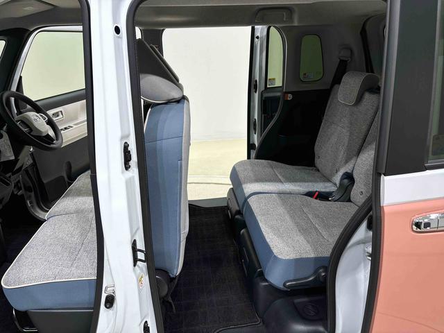 ムーヴキャンバスストライプスＧターボ　ナビ　バックカメラ　ＥＴＣ　ドラレコＬＥＤオートライト・フォグランプ　電動パーキングブレーキ　プッシュボタンスタート　セキュリティアラーム　バックカメラ　両側パワースライドドアウエルカムオープン機能　オート電動格納式ドアミラー（広島県）の中古車