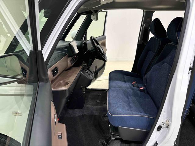 ムーヴキャンバスセオリーＧターボＬＥＤオートライト・フォグランプ　電動パーキングブレーキ　プッシュボタンスタート　セキュリティアラーム　バックカメラ　両側パワースライドドアウエルカムオープン機能　オート電動格納式ドアミラー（広島県）の中古車