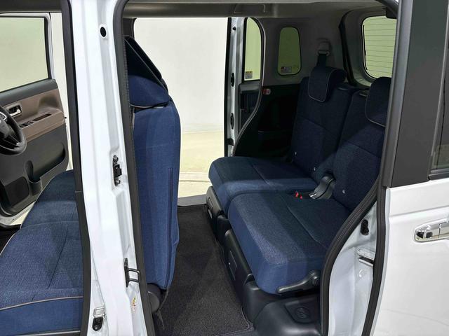 ムーヴキャンバスセオリーＧターボＬＥＤオートライト・フォグランプ　電動パーキングブレーキ　プッシュボタンスタート　セキュリティアラーム　バックカメラ　両側パワースライドドアウエルカムオープン機能　オート電動格納式ドアミラー（広島県）の中古車