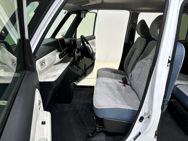 ムーヴキャンバスストライプスG バックモニター対応 電動パーキングブレーキLEDオートライト・フォグランプ 電動パーキングブレーキ プッシュボタンスタート セキュリティアラーム バックカメラ 両側パワースライドドアウエルカムオープン機能 オート電動格納式ドアミラー(広島県)の中古車