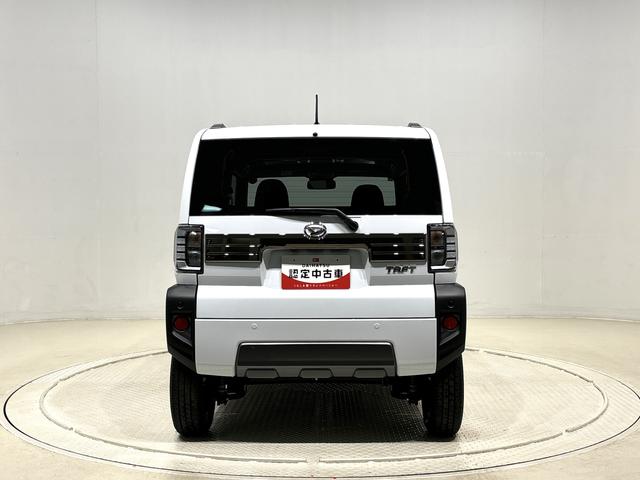 タフトG ダーククロムベンチャー未走行車/R7年式/納車前点検付/メーカー保証(保証継承付)/延長保証追加できます/スカイフィールトップ/インテリアアクセント/LEDオートライト&フォグランプ/電動パーキングブレーキ/バックカメラ(広島県)の中古車