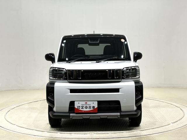 タフトＧターボ　ダーククロムベンチャースカイフィールトップ　　ダークメッキパック　シルバーアンダーガーニッシュ　インテリアアクセント　ＬＥＤオートハイビーム＆フォグランプ　電動パーキングブレーキ　バックカメラ　アルミホイール（広島県）の中古車