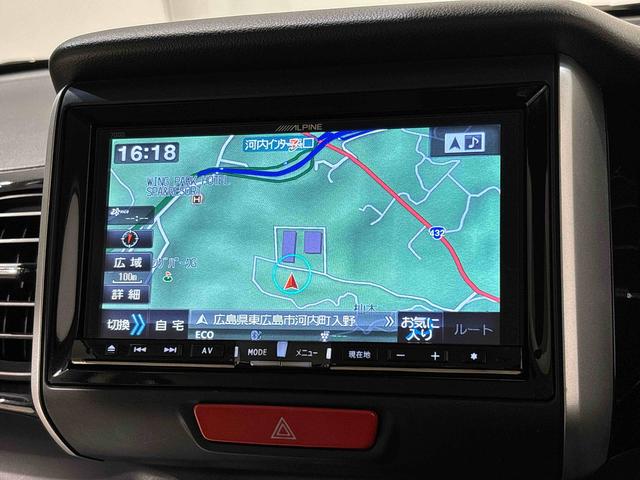 Ｎ−ＢＯＸ＋カスタムＧ　車いす仕様ナビゲーション　バックカメラ　ドライブレコーダー　ＥＴＣ　オートライト　プッシュスタート　キーフリーシステム　オートエアコン　　　　　　電動格納式ドアミラー　片側パワースライド（広島県）の中古車