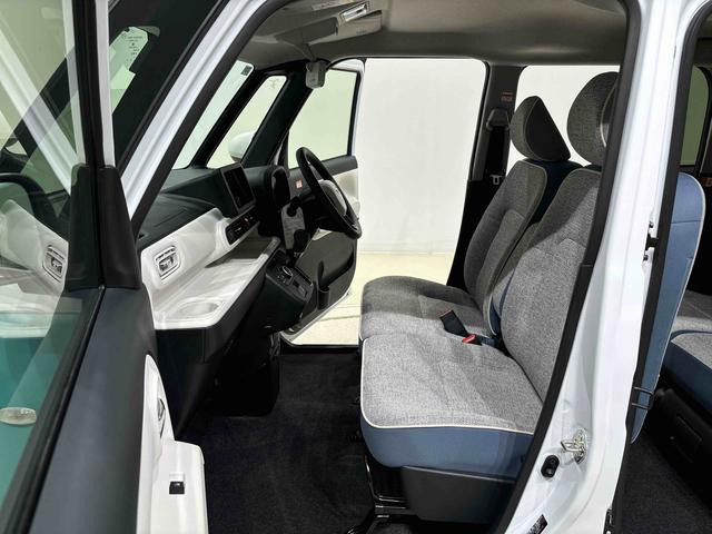 ムーヴキャンバスストライプスＧ　キーフリーシステム　ステアリングスイッチＬＥＤオートライト・フォグランプ　電動パーキングブレーキ　プッシュボタンスタート　セキュリティアラーム　バックカメラ　両側パワースライドドアウエルカムオープン機能　オート電動格納式ドアミラー（広島県）の中古車