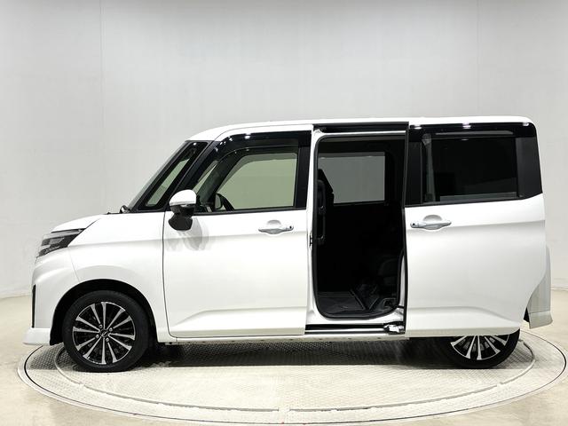 トールカスタムＧ　ターボ　ナビ　バックカメラ　ＥＴＣＬＥＤヘッドランプ・フォグランプ　　アルミホイール　オートライト　プッシュボタンスタート　クルーズコントロール　　コーナーセンサー　パワースライドドア　キーフリーシステム　電動パーキングブレーキ（広島県）の中古車