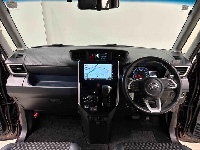 トールカスタムＧ　ターボ　カーナビ　ドライブレコーダー　ＥＴＣＬＥＤヘッドランプ・フォグランプ　　１５インチアルミホイール　オートライト　プッシュボタンスタート　クルーズコントロール　　コーナーセンサー　後席両側パワースライドドア　キーフリーシステム（広島県）の中古車