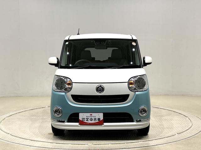 ムーヴキャンバスＸメイクアップリミテッド　ＳＡIIIハロゲンライト　ＬＥＤフォグランプ　オートライト　プッシュボタンスタート　セキュリティアラーム　パノラマモニター対応カメラ　両側パワースライドドア　７インチナビ　パノラマモニター　ドライブレコーダ（広島県）の中古車