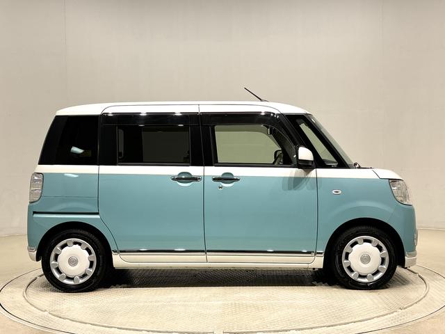 ムーヴキャンバスＸメイクアップリミテッド　ＳＡIIIハロゲンライト　ＬＥＤフォグランプ　オートライト　プッシュボタンスタート　セキュリティアラーム　パノラマモニター対応カメラ　両側パワースライドドア　７インチナビ　パノラマモニター　ドライブレコーダ（広島県）の中古車