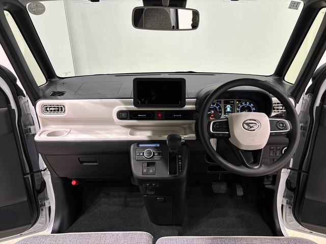 ムーヴキャンバスストライプスＧターボＬＥＤオートライト・フォグランプ　電動パーキングブレーキ　プッシュボタンスタート　セキュリティアラーム　バックカメラ　両側パワースライドドアウエルカムオープン機能　オート電動格納式ドアミラー（広島県）の中古車