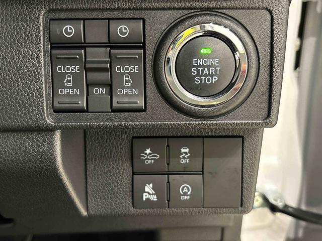 ムーヴキャンバスストライプスＧターボＬＥＤオートライト・フォグランプ　電動パーキングブレーキ　プッシュボタンスタート　セキュリティアラーム　バックカメラ　両側パワースライドドアウエルカムオープン機能　オート電動格納式ドアミラー（広島県）の中古車