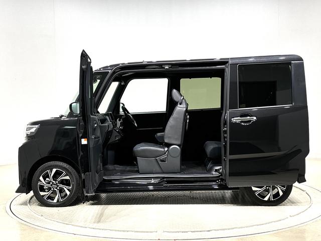 タントカスタムＸ　バックカメラ付き　両側パワースライドドアＬＥＤオートライト　パワースライドドアウェルカムオープン機能　電動パーキングブレーキ　運転席助手席シートヒーター　アルミホイール　キーフリーシステム　　オート電動格納式ドアミラー（広島県）の中古車