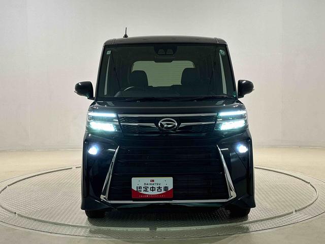 タントカスタムＸ　バックカメラ付き　両側パワースライドドアＬＥＤオートライト　パワースライドドアウェルカムオープン機能　電動パーキングブレーキ　運転席助手席シートヒーター　アルミホイール　キーフリーシステム　　オート電動格納式ドアミラー（広島県）の中古車