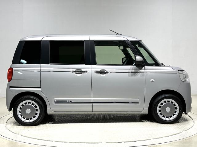 ムーヴキャンバスセオリーGLEDオートライト・フォグランプ 電動パーキングブレーキ プッシュボタンスタート セキュリティアラーム バックカメラ 両側パワースライドドアウエルカムオープン機能 オート電動格納式ドアミラー(広島県)の中古車