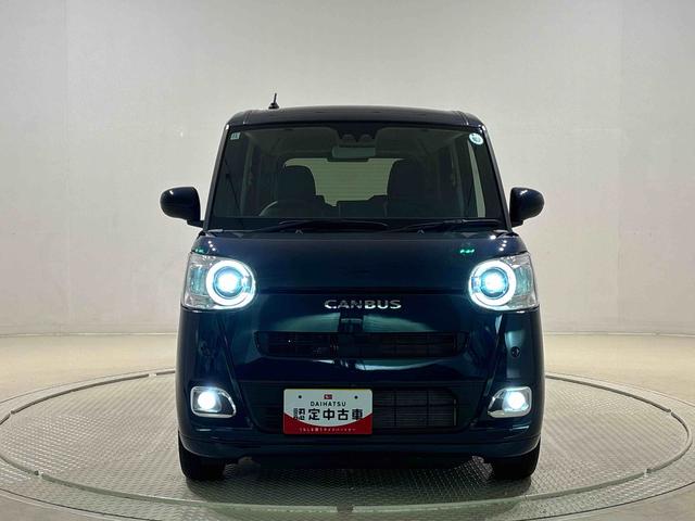 ムーヴキャンバスセオリーＧ　バックカメラ付き　前席シ−トヒーターＬＥＤオートライト・フォグランプ　電動パーキングブレーキ　プッシュボタンスタート　セキュリティアラーム　バックカメラ　両側パワースライドドアウエルカムオープン機能　オート電動格納式ドアミラー（広島県）の中古車