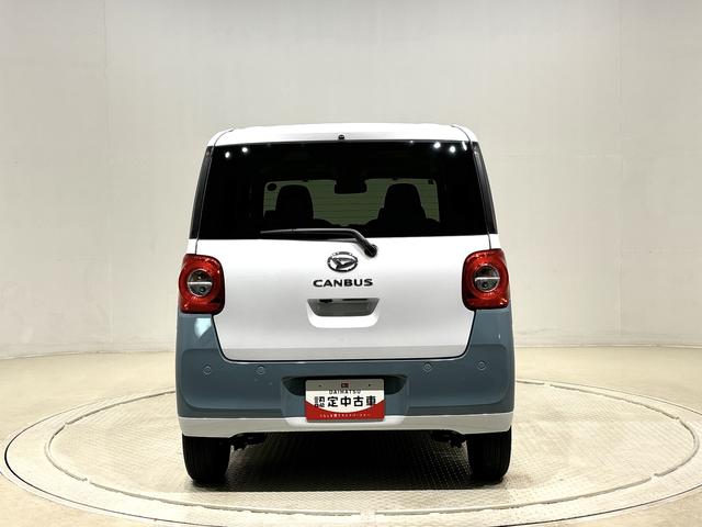 ムーヴキャンバスストライプスＧ　後席両側パワースライドドア　バックモニターＬＥＤオートライト・フォグランプ　電動パーキングブレーキ　プッシュボタンスタート　セキュリティアラーム　バックカメラ　オート電動格納式ドアミラー　運転席・助手席シートヒーター　サイドエアバッグ（広島県）の中古車