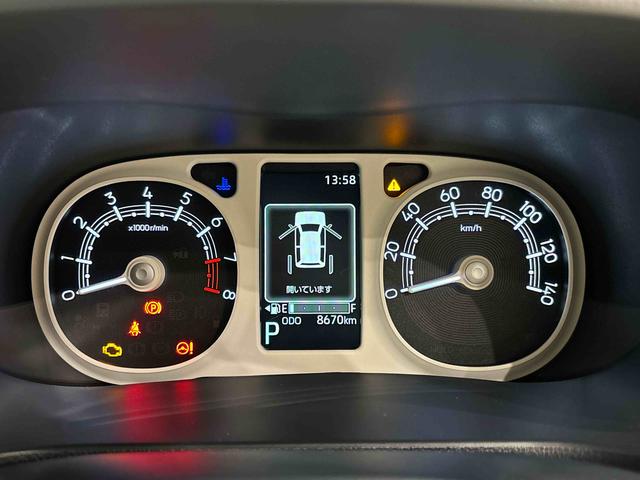 ムーヴキャンバスストライプスＧ　後席両側パワースライドドア　バックモニターＬＥＤオートライト・フォグランプ　電動パーキングブレーキ　プッシュボタンスタート　セキュリティアラーム　バックカメラ　オート電動格納式ドアミラー　運転席・助手席シートヒーター　サイドエアバッグ（広島県）の中古車