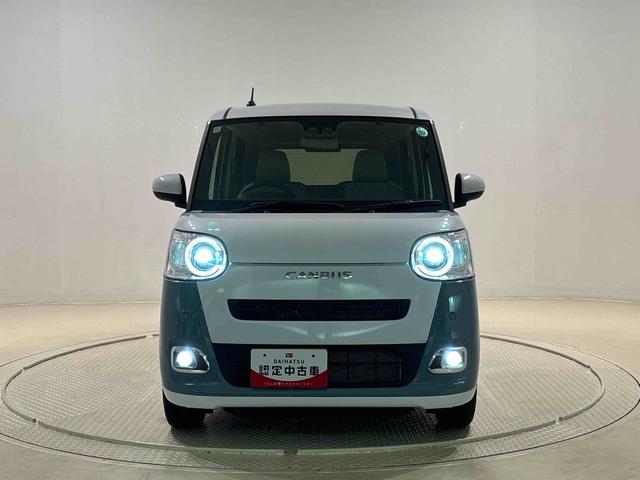 ムーヴキャンバスストライプスＧ　後席両側パワースライドドア　バックモニターＬＥＤオートライト・フォグランプ　電動パーキングブレーキ　プッシュボタンスタート　セキュリティアラーム　バックカメラ　オート電動格納式ドアミラー　運転席・助手席シートヒーター　サイドエアバッグ（広島県）の中古車