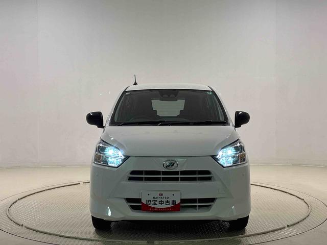 ミライースＸ　ＳＡIII　　ＬＥＤヘッドライト　　コーナーセンサーＬＥＤヘッドランプ　セキュリティアラーム　コーナーセンサー　１４インチフルホイールキャップ　キーレスエントリー　電動格納式ドアミラー　ショツピングフック　マニュアルエアコン（広島県）の中古車