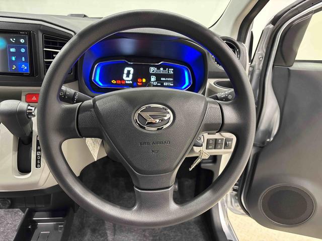 ミライースＸ　ＳＡIII　ディスプレイオーディオ　バックモニターＬＥＤヘッドランプ　セキュリティアラーム　コーナーセンサー　１４インチフルホイールキャップ　キーレスエントリー　電動格納式ドアミラー　ショツピングフック　マニュアルエアコン（広島県）の中古車