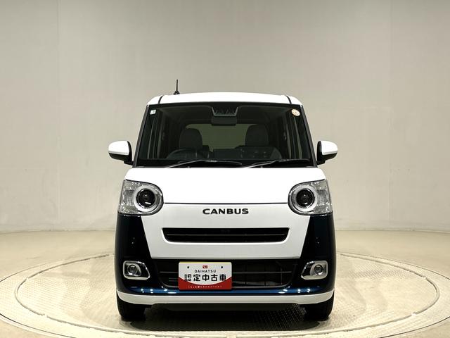 ムーヴキャンバスストライプスGLEDオートライト・フォグランプ 電動パーキングブレーキ プッシュボタンスタート セキュリティアラーム バックカメラ 両側パワースライドドアウエルカムオープン機能 オート電動格納式ドアミラー(広島県)の中古車