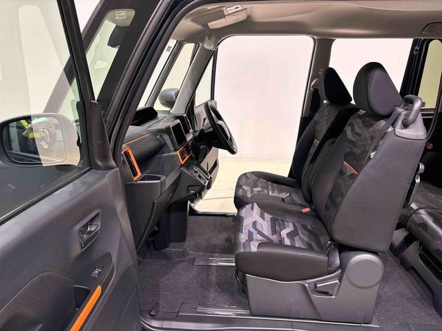 タントファンクロス バックモニタ対応カメラ 電動パーキングブレーキオートエアコン プッシュボタンスタート パワースライドドアウェルカムオープン機能 シートヒーター オート格納機能付きドアミラー サイドエアバック LEDヘッドランプ・フォグランプ アルミホイール(広島県)の中古車