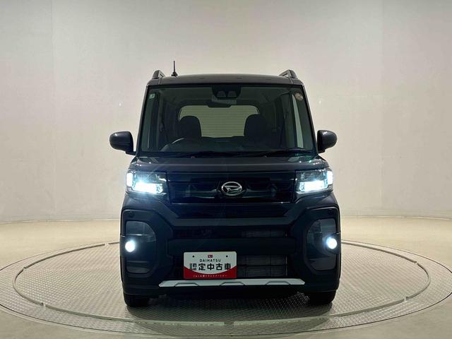 タントファンクロス バックモニタ対応カメラ 電動パーキングブレーキオートエアコン プッシュボタンスタート パワースライドドアウェルカムオープン機能 シートヒーター オート格納機能付きドアミラー サイドエアバック LEDヘッドランプ・フォグランプ アルミホイール(広島県)の中古車