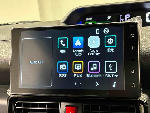 タントカスタムＲＳ　９インチディスプレイオーディオＬＥＤオートライト　パワースライドドアウェルカムオープン機能　電動パーキングブレーキ　運転席助手席シートヒーター　アルミホイール　キーフリーシステム　　オート電動格納式ドアミラー（広島県）の中古車