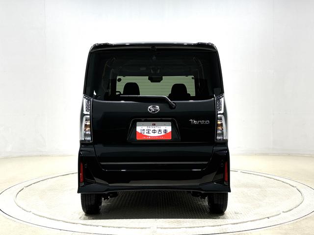 タントカスタムＲＳ　９インチディスプレイオーディオＬＥＤオートライト　パワースライドドアウェルカムオープン機能　電動パーキングブレーキ　運転席助手席シートヒーター　アルミホイール　キーフリーシステム　　オート電動格納式ドアミラー（広島県）の中古車