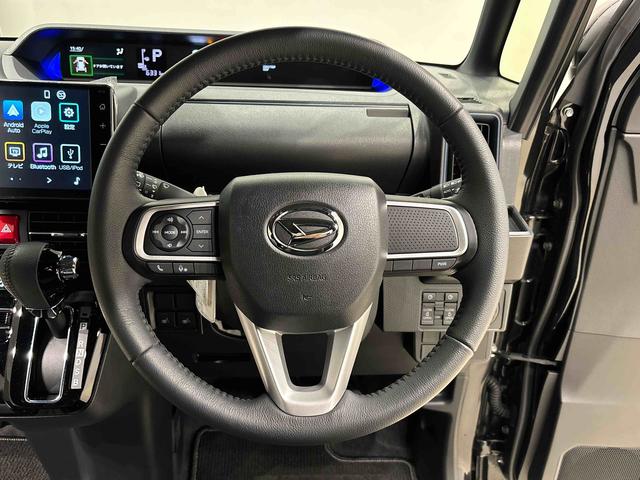 タントカスタムＲＳ　９インチディスプレイオーディオＬＥＤオートライト　パワースライドドアウェルカムオープン機能　電動パーキングブレーキ　運転席助手席シートヒーター　アルミホイール　キーフリーシステム　　オート電動格納式ドアミラー（広島県）の中古車