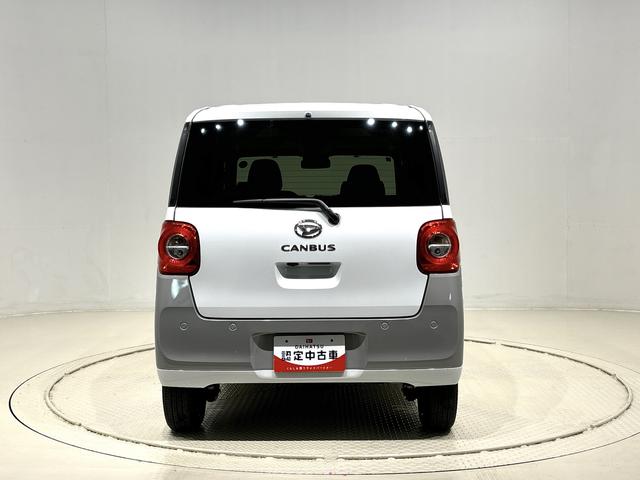 ムーヴキャンバスストライプスＧ　キーフリーシステム　ステアリングスイッチＬＥＤオートライト・フォグランプ　電動パーキングブレーキ　プッシュボタンスタート　セキュリティアラーム　バックカメラ　両側パワースライドドアウエルカムオープン機能　オート電動格納式ドアミラー（広島県）の中古車